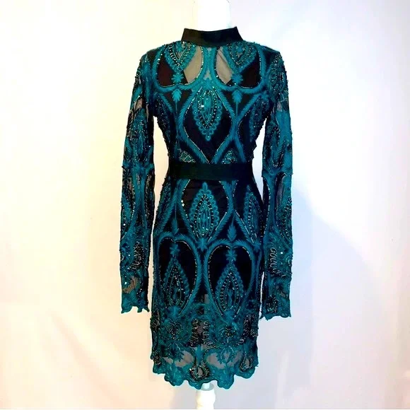 Fashion Nova | Dresses | Fashion Nova Black And Teal Midi Dress Size Medium | Poshmark Fashion Nova | Dresses | Fashion Nova Black And Teal Midi Dress Size Medium | Poshmark